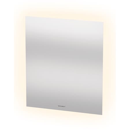 Light & Mirror Mirror, 23 5/8 X1 1/4 X27 1/2  White Matt, Square, Sensor Switch